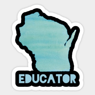Wisconsin Educator Sticker